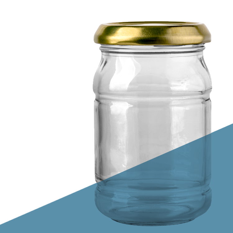 glass jar for food packaging