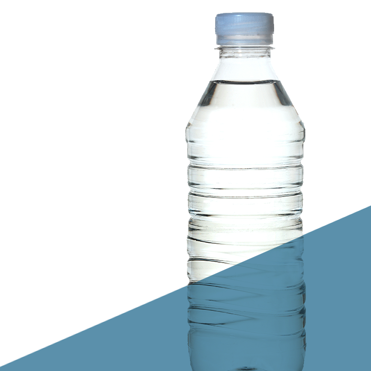 water bottle, isolated